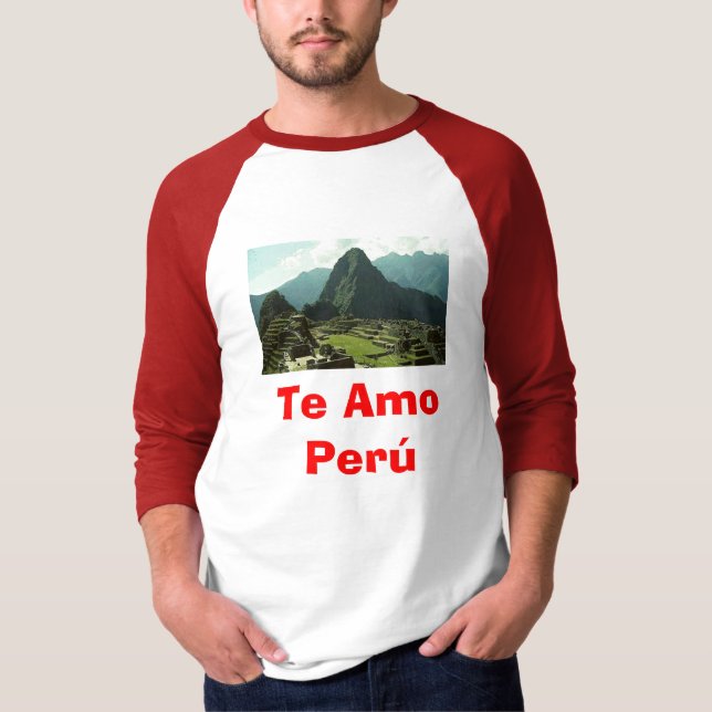 Te Amo Peru T-shirt (Framsida)