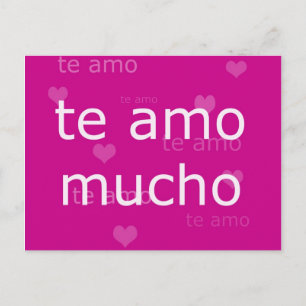 Te Amo-vykort Vykort