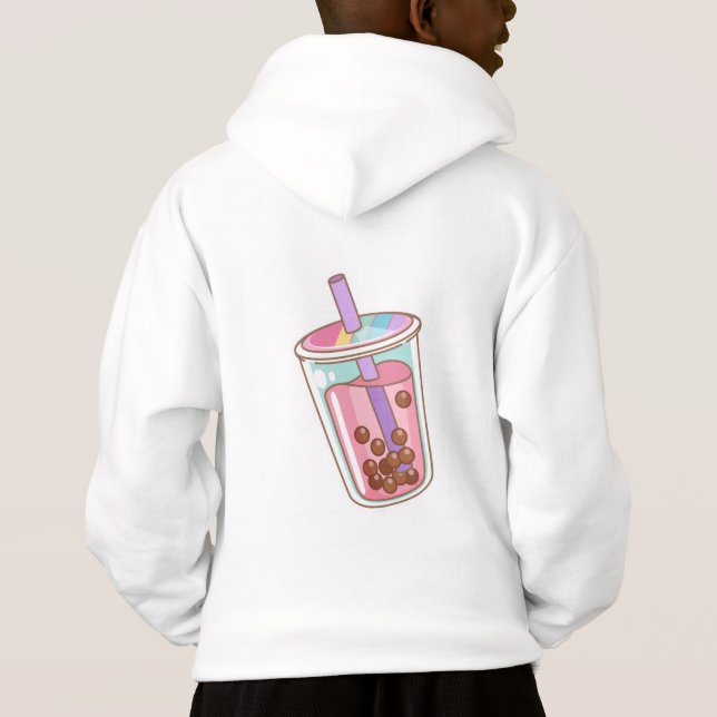 te av boba te bubbla t shirt (Baksida)