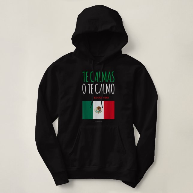 Te Calmas O Te Calmo Funny Mexikanskt gåft T Shirt (Design framsida)