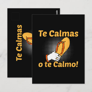 Te Calmas O Te Calmo Spansk Mor Mexikansk Rolig Vykort
