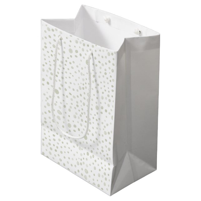 Te Confetti Watercolor Dots Gift Bag (Framsidan Vinklad)