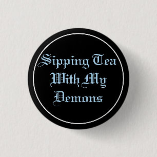 Te & Demoner Pastell Goth Knapp