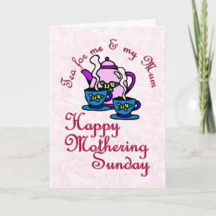 Te för mig och mamma - Glad mors dag Kort