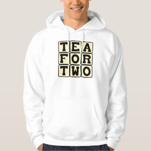 Te för två, intim dryck sweatshirt