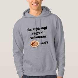 Te honnan SZÁRMA-zol? férfi hosszú ujjú Hoodie