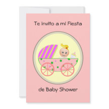 Te invito per baby shower för mi-fiestade
