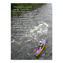 TE Lawrence Quote Poster - Paddling White River VT