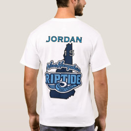 Te med eget namn och nummer t shirt