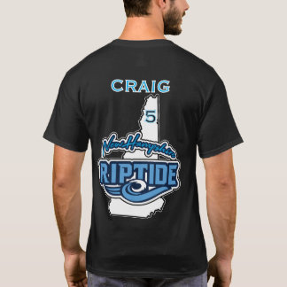 Te med eget namn och nummer t shirt