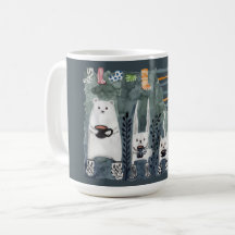 Te- och Warm Socks Blue Mugg