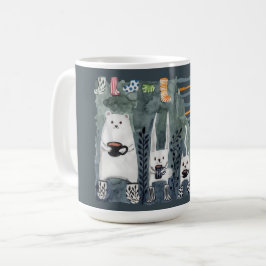 Te- och Warm Socks Blue Mugg