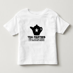 te party - te party är till för små flickor tee shirt