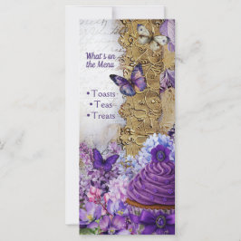 Te-post för TeKort för Party & Dessert-Brunch