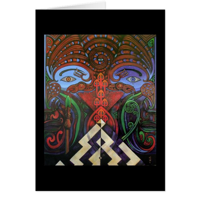 Te Pouakai Ūpoko Taki Rua Hälsningskort (Framsidan)