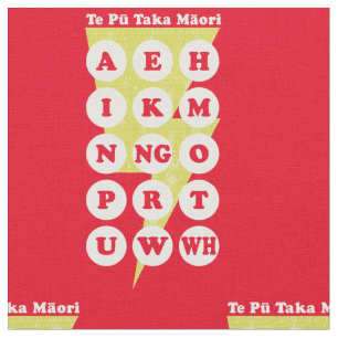 Te Pu Taka Maori Maori Alphabet Tyg