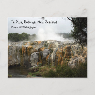 Te Puia, Rotorua, Nya Zeeland Vykort