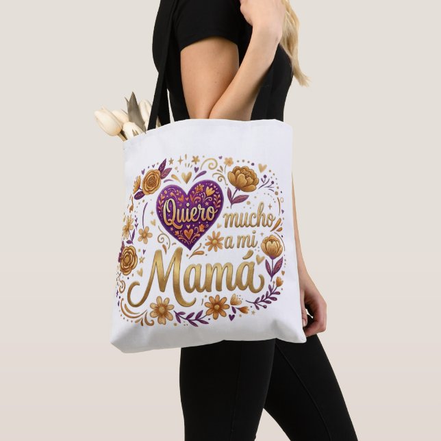 Te quiero, mamá tygkasse (Närbild)