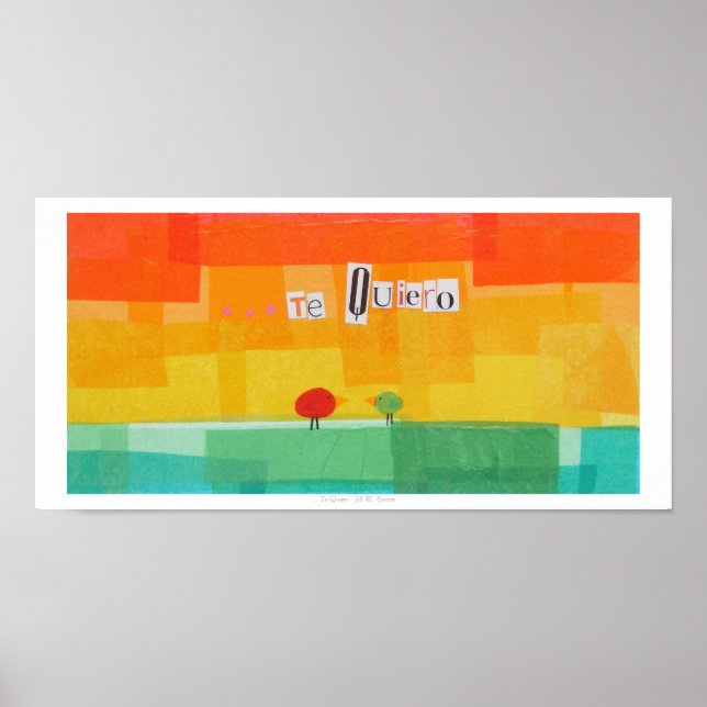 . . . Te Quiero Poster (Framsidan)