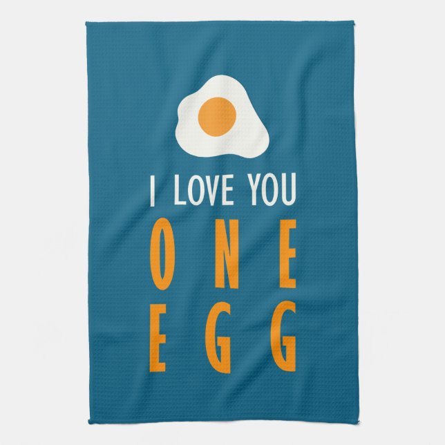 Te quiero un huevo kökshandduk (Vertikal)