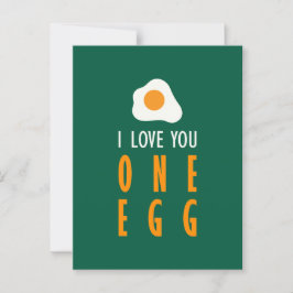 Te quiero un huevo vykort