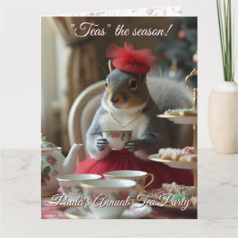 "Te" säsongsinbjudan Kort