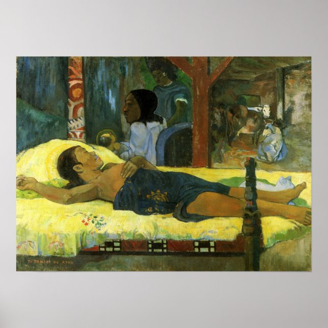 "Te Tamari No Atua" - Paul Gauguin Print Poster (Framsidan)