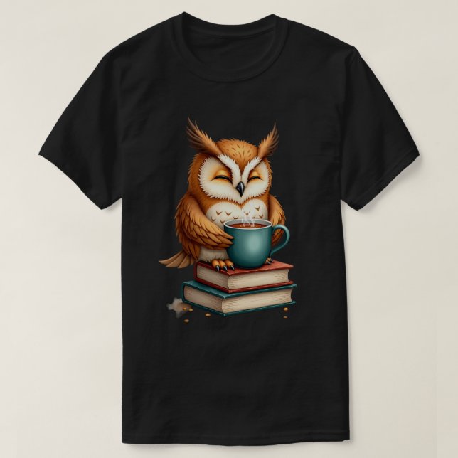 Te-uggla T Shirt (Design framsida)