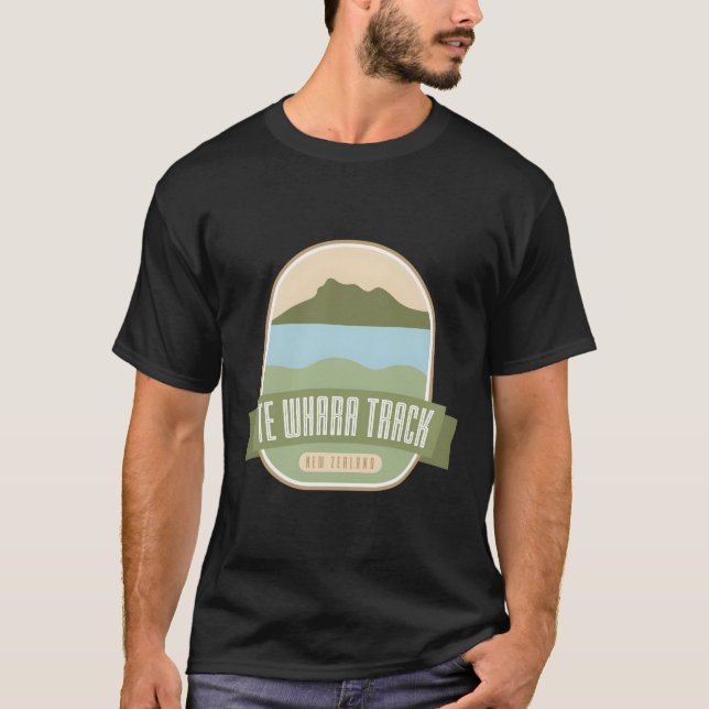 Te Whara Track - Nya Zeeland T Shirt (Framsida)