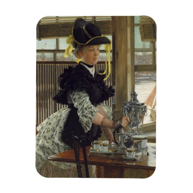 Tea | 1872 (olja på trä) magnet (Vertikal)