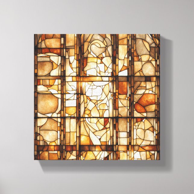 Tea Abstrakt Art Canvastryck (Framsida)