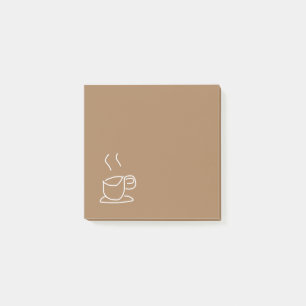 Tea Älskare coffe Älskare modern enkel Post-it Block