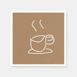Tea Älskare Coffee Älskare modern enkel Pappersservett