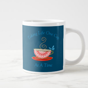 Tea Älskare Cute Personlig Jumbo Mugg
