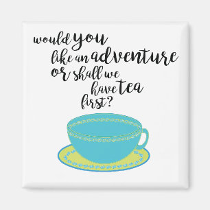 Tea Älskare Quote Magnet