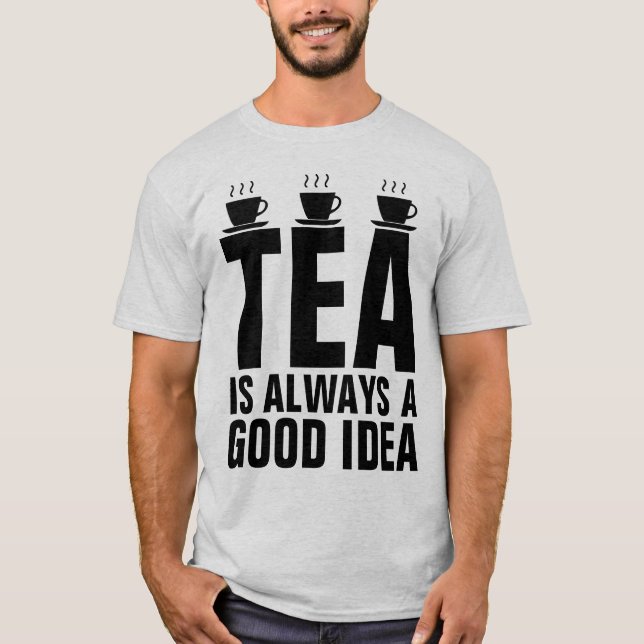 TEA ÄLSKARE T-shirts (Framsida)