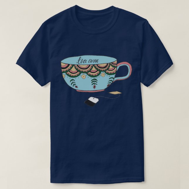 Tea Amo Print T Shirt (Design framsida)