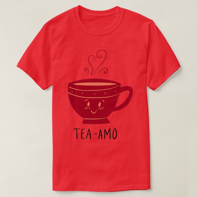 Tea Amo T Shirt (Design framsida)