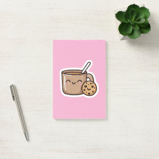 Tea and Cookie Post-it Block