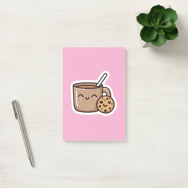 Tea and Cookie  Post-it Block (Kontor)