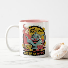 Tea and Gossip Två-Tonad Mugg