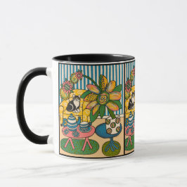 "Tea and Tuxie" 11 oz Kaffe/Te-mugg Mugg