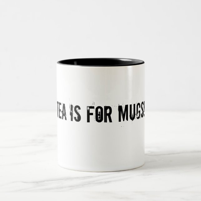 Tea är för muggar! Två-Tonad mugg (Center)