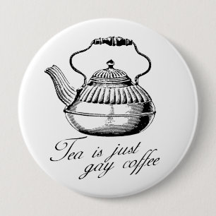 Tea är precis glatt kaffe knapp