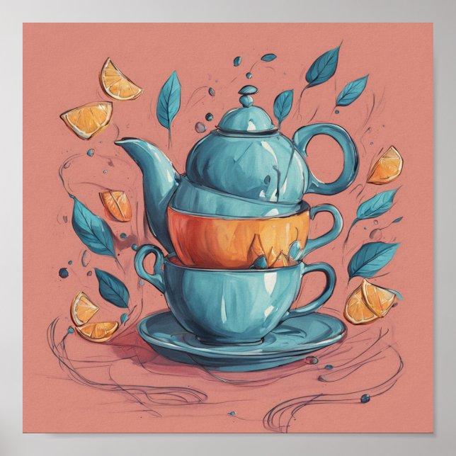 Tea Art Poster (Framsidan)