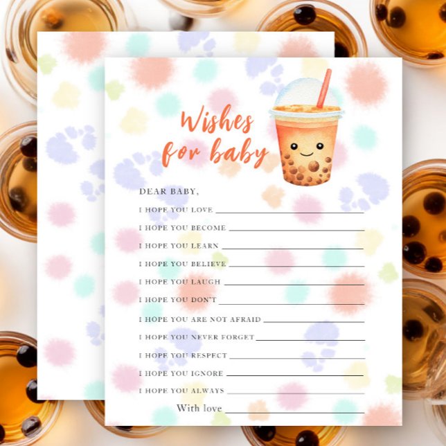 Tea baby shower - önskningar för bebis (Skapare uppladdad)