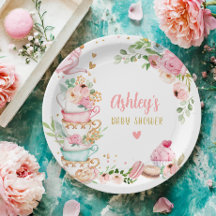 Tea Baby Shower Rosa Flower Girl Baby brinner
