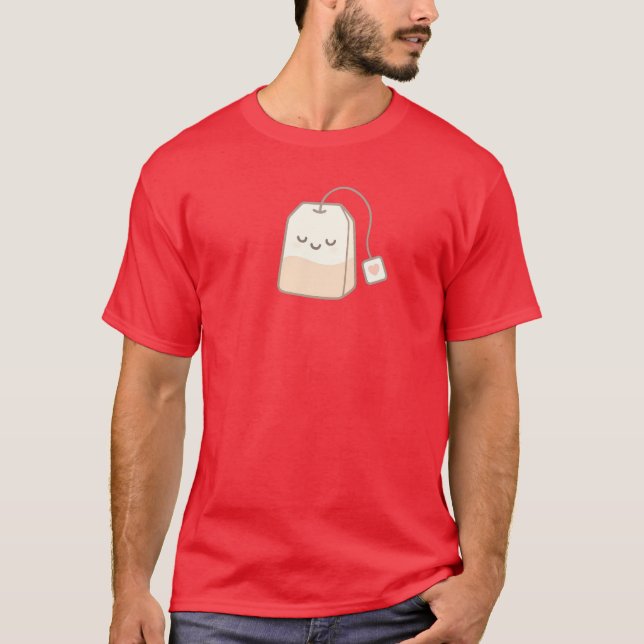 Tea Bag styrd i Lugn T Shirt (Framsida)