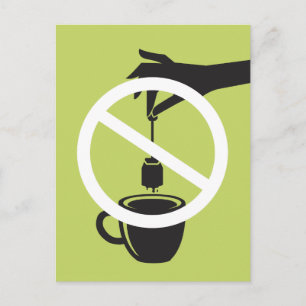 Tea Bag Vykort
