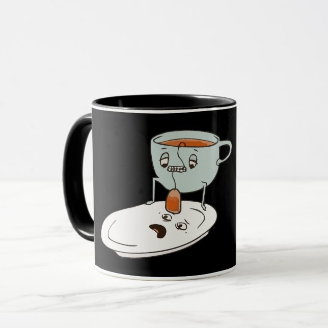 Tea Bagger Kopp och Plattköket Humor (Framsida vänster)